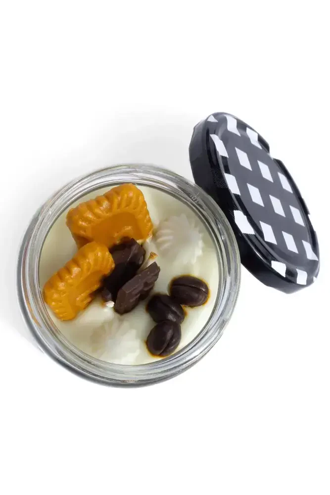 HERBAL HOME Coffee and Biscuit Candle 220 GR - 3