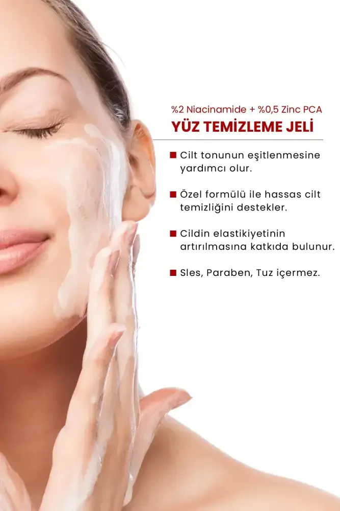 HYDRO SOLUTION Sensitive Niacinamide Face Cleansing Gel 200 ML - 4