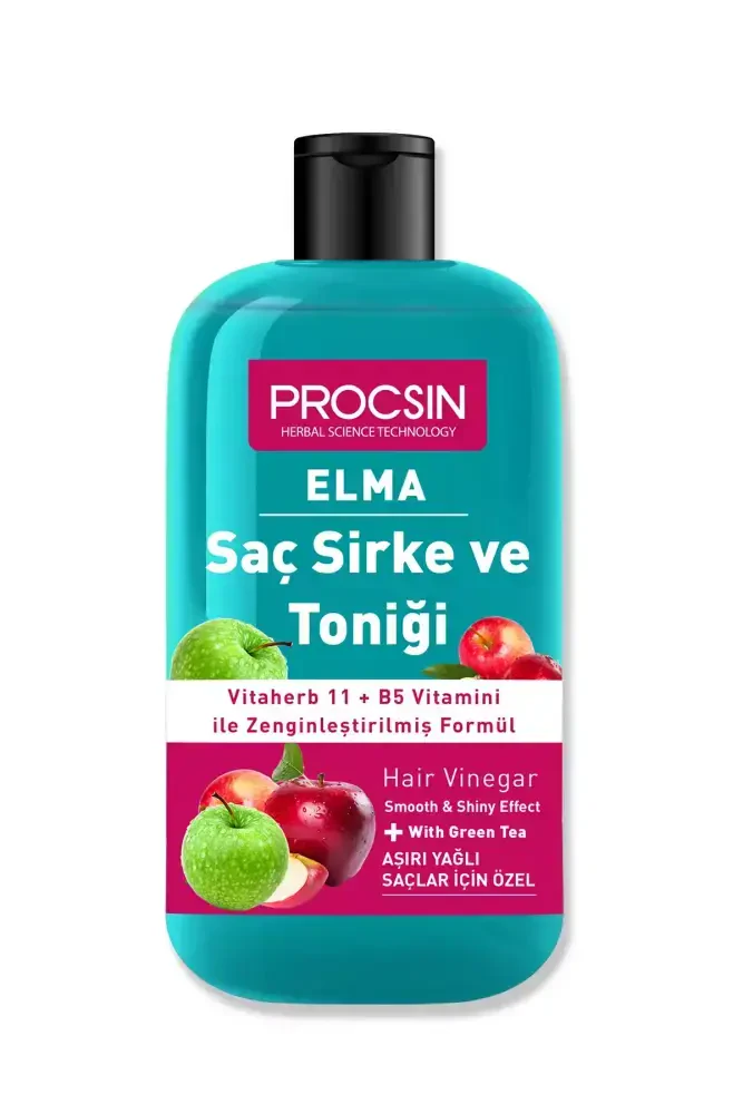 PROCSIN Aşırı Yağlanma Karşıtı Elmalı Saç Sirke ve Toniği 250 ML - 7