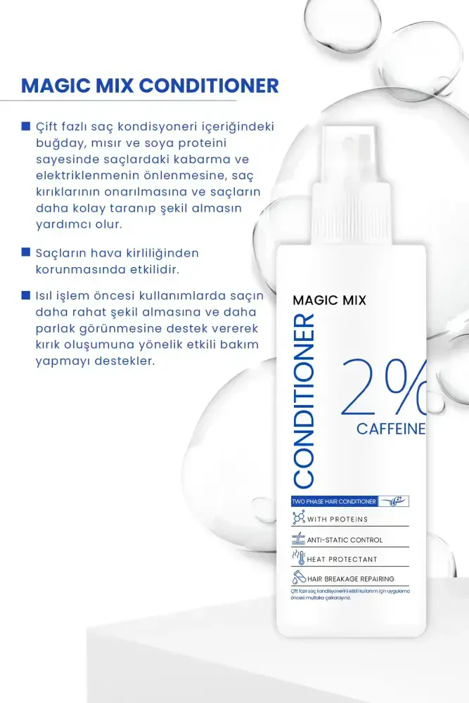 PROCSIN Magic Mix Kırılma Önleyici + Elektriklenme Karşıtı 2 Fazlı Saç Kondisyoneri 150ML - 2